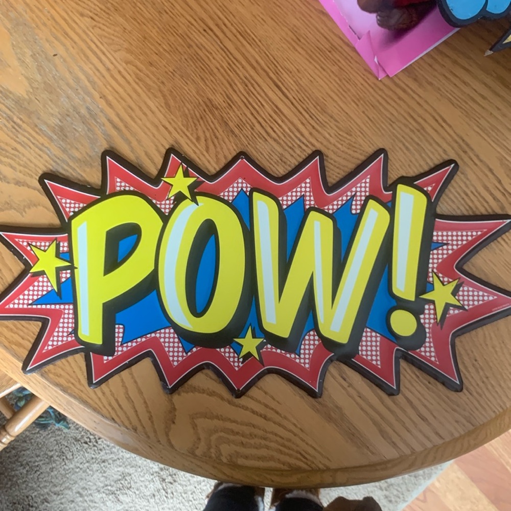 POW sign